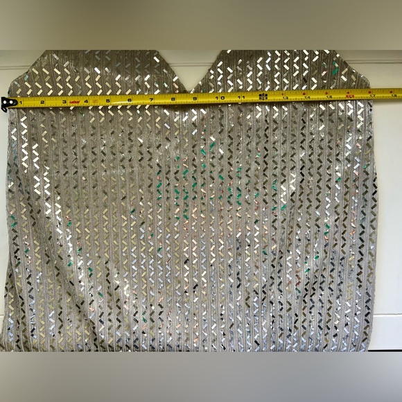 Shimmy Shimmy Slip Dress (Silver) - Small - Picture 10 of 13